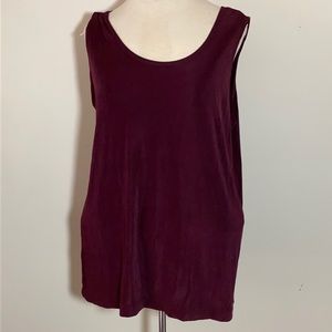 Chico's Travelers Stretch Rib Knit Tank Top 3/XL